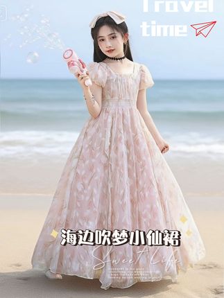越看越好看系列 #女童沙滩裙推荐 #好物推荐🔥 #韩版穿搭 #裙子