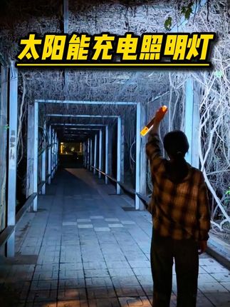 晒太阳就能充电的照明灯,摆摊露营户外烧烤都没问题 #摆摊灯 #户外灯 #太阳能灯