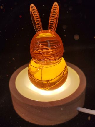 请问你要来点独一律嘛? 敲可爱的金兔来啦!夜晚床头温馨小兔灯,治愈你的每个梦乡!#重返未来1999 #独一律 #好物推荐 #可爱到爆炸💥#二次元周边 