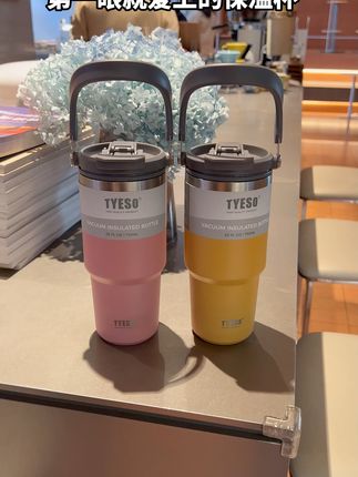夏天出门必备!高颜值保温杯,小仙女必备! 夏天必备!这款保温保冷效果好的杯子真的太实用了!!#保温杯 #保冷杯夏天 #咖啡杯推荐 #喝水我是认真滴