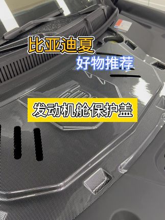 装上它,比亚迪夏机舱再无后顾之忧! 原车没有前仓保护垫,装上这款防水防异物耐高温材质的保护垫,#汽车用品 #发动机盖板 #汽车好物 #车载好物 #行车安全