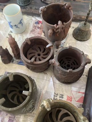 铁火炉,烧水泡茶,