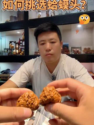 蛤蟆头文玩核桃怎么挑?辉哥告诉你 #蛤蟆头 #蛤蟆头核桃 #文玩核桃 #蛤蟆头狮子头 #蛤蟆头文玩核桃