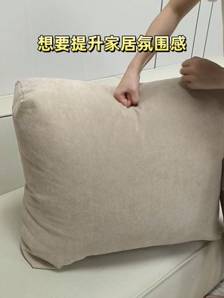 超舒适客厅沙发靠垫,不满意就退! 这个冬天一定要给自己安排一个软乎乎的大靠垫!运费险超划算!#蓝战非穿人字拖打卡红毯#用cortis打开一平方新美学#用AI还原家的美貌#当你的家开启女生模式#家里普通一平方美学就不普通