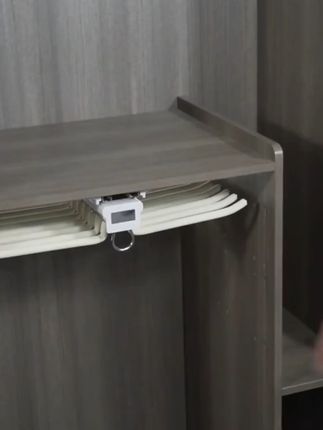抽拉裤架伸缩衣柜家用内置多功能滑轨顶装挂裤子抽架拉篮五金配件#好物推荐 #抽拉裤架 #多功能 #实用