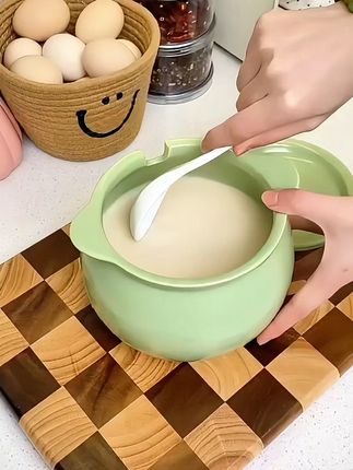 厨房必备!大号陶瓷油罐,耐高温还防漏! 猪油罐还得是这种带过滤网的!#猪油罐 #猪油渣 #橱房好物 #熬猪油 #猪油