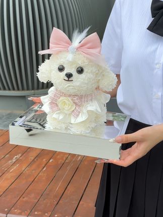 送女友生日惊喜!永生花小狗礼盒包邮到家 想买宠物造型永生花却担心运费太贵?这款小猫造型包邮到家!#礼物推荐#永生花#送女生礼物#生日礼物#送你一束永不凋零的花
