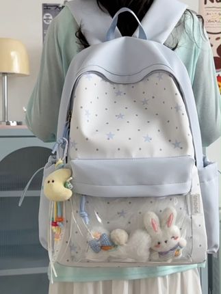 上学路上超轻便! 姐妹们!这个包包真的太好看了!喜欢的快冲呀!!#书包 #双肩包 #小学生书包 #背包 #初中生书包