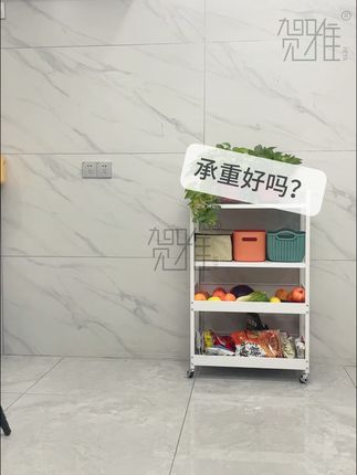 厨房杂物多到爆炸?这款菜篮置物架帮你搞定! 这个小工具真的太好用了!家里买回来的新鲜食材都可以放上去,方便又卫生!#厨房置物架#厨房收纳#收纳整理#实用省空间#奇葩但好用的家居好物