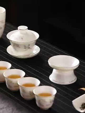 办公室也能享受的高端茶艺体验! 一套好的茶具能提升喝茶体验感!这套高端大气上档次的茶具别错过!#茶具#茶具好物推荐#高端茶器#茶具套装#陶瓷什么时候这么可爱了