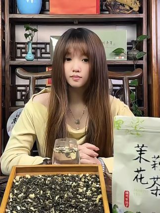 寻香而来,沉醉于这抹茉莉花茶的诗意芬芳 #茶 #茉莉花茶 ##召唤茶友 ##口粮茶推荐