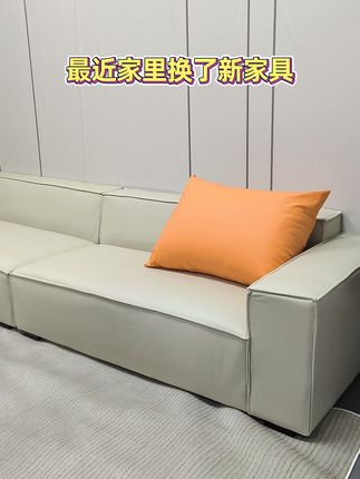 超高性价比的仿牛皮抱枕,防水防刮 #沙发抱枕 #靠枕靠垫 #厂家直发品质保证 #支持定做各种尺寸