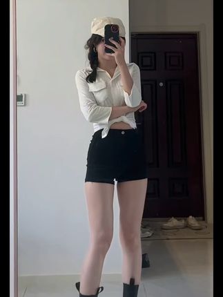烟管靴穿搭,超级显腿长 #烟管靴 #马丁靴 #靴子 #中筒靴