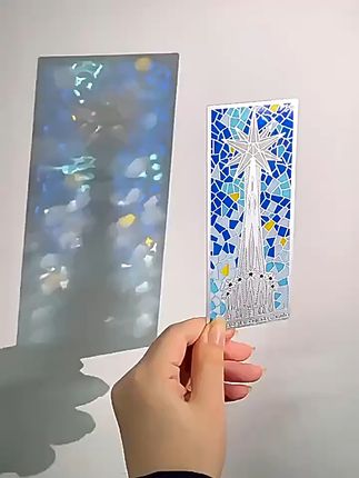 西班牙风情装点你的书房,圣家堂光影书签太美了! 想感受西班牙文化?这款文创产品帮你搞定!#文创#冰箱贴#伴手礼#创意礼物