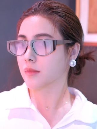 夏日必备!科技感猫眼墨镜,防晒又时尚! 冬天戴眼镜看手机眼睛累?这款太阳镜帮你缓解!#今天和青花瓷穿情侣装#tellme古早味变装挑战#盛夏穿搭扫货季#老爹玩穿搭也太有一套了#夏天的薄荷绿是属于JK的