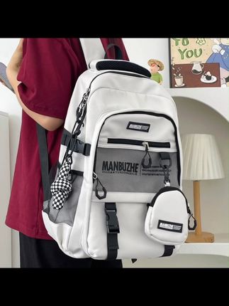 大容量双肩包,学生党必备!包邮退货无忧 这个包包真的太好看了吧!而且现在下单还包邮哦~还有运费险呢!喜欢就赶紧冲啦!!#双肩包 #书包 #学生书包 #减负书包 #大容量书包