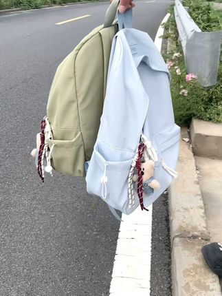 超美学生书包!好看又实用! 通勤轻便软书包初中女生小学生2025新款背包高中生大学生双肩包包#高中生书包推荐 #初中生书包 #小学生书包 #大容量书包 #大学生书包