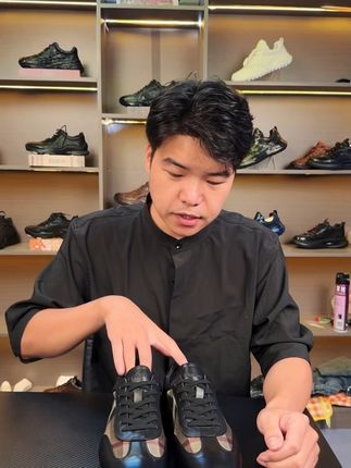 穿上这双透气牛皮鞋,脚感瞬间升级! 秋冬穿啥鞋子?这款时尚拼接休闲板鞋帮你解决难题!#男鞋#板鞋#透气舒适#休闲板鞋#早秋高智感职场穿搭