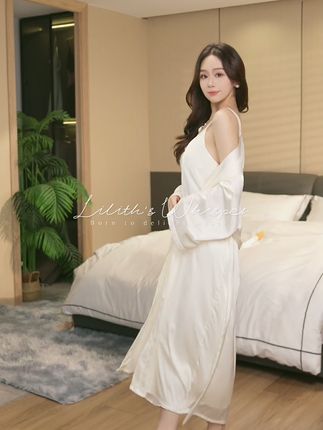 要温度也要风度!这件睡裙显瘦不臃肿✨ #睡衣家居服 #睡袍 #性感睡裙 #我的双11必买清单