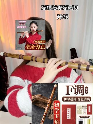 吹出悠扬旋律,零基础也能成为笛子高手! 想学习民族吹奏乐器却不知咋入门?这款乐器帮你搞定!#笛子#竹笛#民族乐器#弘扬国乐