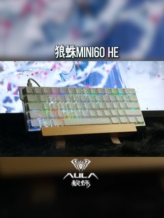 兄弟们帮我看看这把磁轴键盘怎么样? #狼蛛储存旗舰店 #狼蛛mini60he #三模磁轴 #磁轴键盘