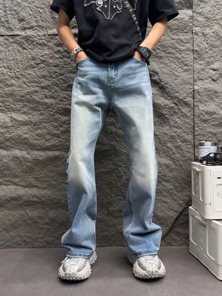 穿出韩范儿!水洗蓝牛仔裤,不喜欢也能退哦~ 裤子拍大了小了都可以退!运费险就是这么好用!!!#男生穿搭#牛仔裤#百搭裤子#男士牛仔裤#男生秋日有效穿搭