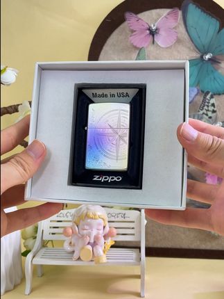 情侣必备!幻彩指南针打火机,生日惊喜就靠它了! #zippo #七夕礼物 #送男友的礼物 #情侣礼物