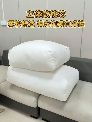 今天分享这款柔软舒适的立体枕芯 #抱枕芯 #枕芯推荐 #柔软舒适 #工厂一手货 #好物分享
