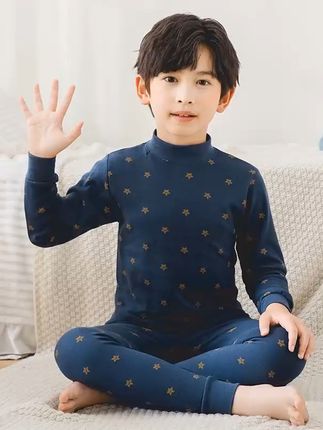 宝宝穿上暖和又舒适,妈妈再也不担心换季感冒了! 孩子冬天怕冷?这款加绒保暖、舒适亲肤的秋衣裤赶紧安排!#秋冬穿搭#纯棉#儿童家居服#儿童秋衣秋裤#拿捏秋冬叠穿公式