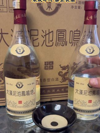 大汉泥池凤鸣塔白酒,酒花绵密,好喝不贵! #酒水节 #白酒 #纯粮酿造 #酒蒙子的日常 #强烈推荐
