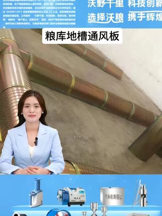 粮食存储有潮湿和异味?有了这款通风地槽板,这些问题统统搞定#地槽板 #粮仓通风地笼 #粮仓通风管道 #粮仓设备