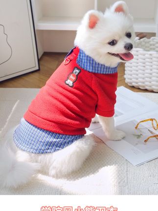 秋冬保暖神器!猫咪狗狗也能穿的摇粒绒衬衫来了! #狗狗衣服 #宠物衣服 #猫咪衣服 #宠物秋冬衣服 #秋天带狗狗出门就这么穿