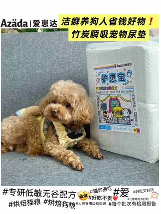 再也不怕狗狗乱拉!高效防渗尿垫,包邮无忧! 狗狗尿频尿急、随地大小便?试试这款好物!包邮到家!#宠物尿垫 #爱崽达尿垫 #竹炭尿垫 #狗尿垫 #狗狗尿尿