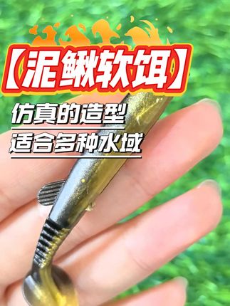 路亚翘嘴鲈鱼超真实软饵,钓鱼必入神器! 钓鱼总没收获?试试这款高仿真的鱼饵!#泥鳅软饵 #路亚假饵 #路亚饵 #软饵