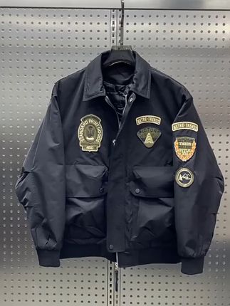 秋冬男士必备!这款美式休闲外套品质好、版型棒,关键价格还划算!#男生秋日有效穿搭 #夹克外套 夹克