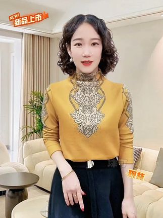 穿上就不想脱的超暖德绒打底衫! 秋冬必备!这款加厚德绒半高领长袖内搭,可当外套穿着超暖和!#秋冬穿搭#打底衫#长袖t恤#内穿外搭都好看#被秋日氛围感穿搭拿捏了