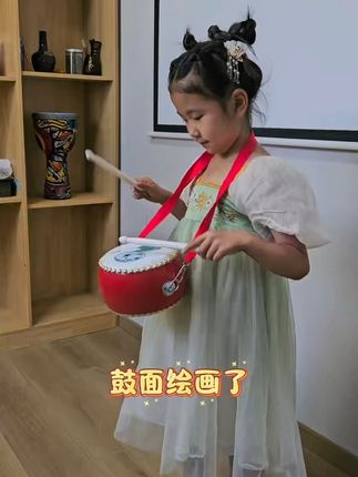 宝宝敲出快乐童年!十二生肖羊皮鼓让幼儿园更欢乐 孩子总爱乱敲东西?试试这款好玩的小鼓!#玩具推荐