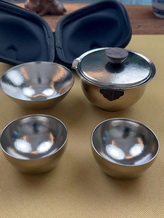 户外露营也能品茶!便携侠客行茶具套装来啦 出门在外喝茶没好工具?这款茶具帮你解决!#好物推荐🔥#旅行茶具#纯钛茶具#户外#茶具套装