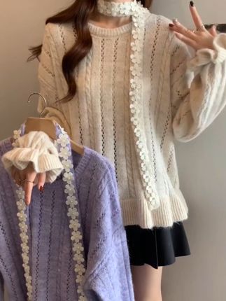 大码女生也能穿出潮流感!宽松毛衣显瘦又舒适 姐妹们!冬天怕冷又想穿得美美的?这款加绒保暖、版型超棒的大码款别错过啦~#显瘦穿搭#秋冬穿搭#大码女装#慵懒风穿搭#被秋日氛围感穿搭拿捏了