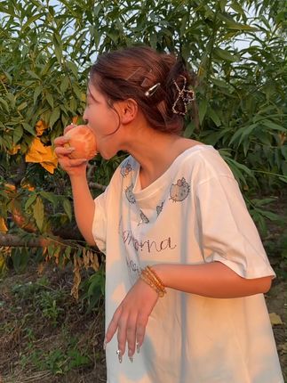 阳山水蜜桃还得这么吃! #无锡阳山水蜜桃 #阳山水蜜桃 #新鲜应季水果#皮薄肉厚果肉饱满 #无锡