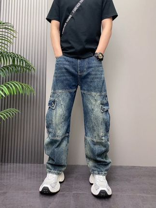 穿上这条怀旧牛仔裤,瞬间变身街头潮男! 秋冬穿啥裤子?这款高定版型、细节丰富的裤子帮你解决难题!#秋季穿搭#牛仔裤#百搭裤子#显高显瘦显腿长#秋季百搭且实穿的神裤合集