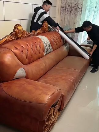 沙发破了别急!自粘软皮修复贴包邮到家救急神器