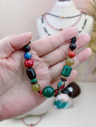 古风锁骨链,气质提升看得见! 民族风格小物件!精致小巧又好看,搭配衣服超合适!#项链#首饰分享#饰品分享#小众设计感#七夕送礼清单