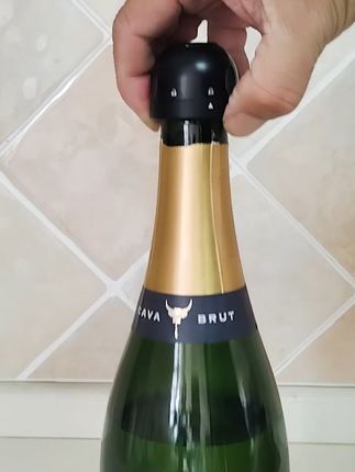 再也不怕香槟酒喝不完! 这个小物件真的太好用了!家里有没喝完的香槟酒都可以试试它哦 #香槟塞 #香槟如何保存 #喝不完的香槟如何保存 #香槟密封塞 #香槟保鲜塞