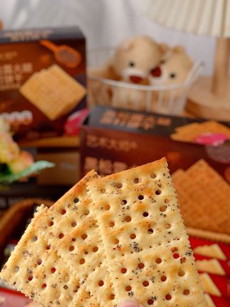 打工人的休闲时刻,需要一口好饼干#饼干 #饼干推荐 #黑松露饼干 #饼干零食 #黑松露火腿苏打饼干