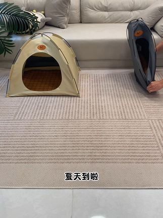 好看又实用的帐篷窝窝,猫咪睡在里面超级有安全感! #帐篷猫窝 #猫窝 #萌宠好物