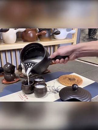陶壶煮茶围炉煮茶茶壶罐罐奶茶壶家用室内烤奶茶罐!#茶生活 #茶具好物推荐 #召唤茶友 #泡茶神器 #最超前的入秋搭子出现了
