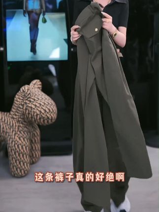 早秋穿这条工装裤,显瘦又舒适,还能免费退哦! #ootd穿搭 #女装搭配 #大码女装 #休闲裤 #梨形身材穿搭大赏