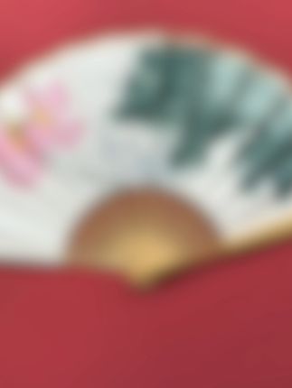 夏日微风在手,国画扇子送清凉! 中国书画艺术魅力无穷!这把扇面作品太美了,值得收藏!#国画#折扇#手绘#字画#用非遗展示中式之美
