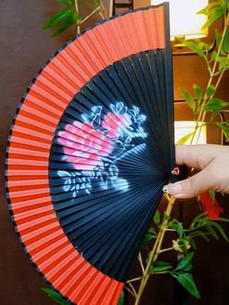 舞动中国风,优雅开合红扇展现东方美! 想学传统艺术却没好道具?这款精美小物件帮你解决!#家居好物#国风古韵#手工#手绘#第一批双11课代表来了